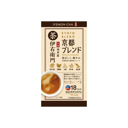 Iyemon Kyoto Blend Tea Bag 1 Bag (18 Bags)