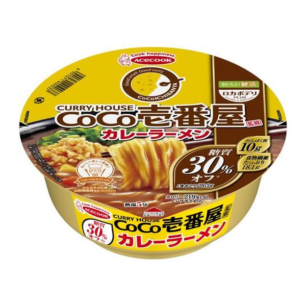 Ace Cook Low Carb Deli PLUS (Curry Ramen supervised by CoCo Ichibanya / Ringer Hut's Nagasaki Champon) 1 pc