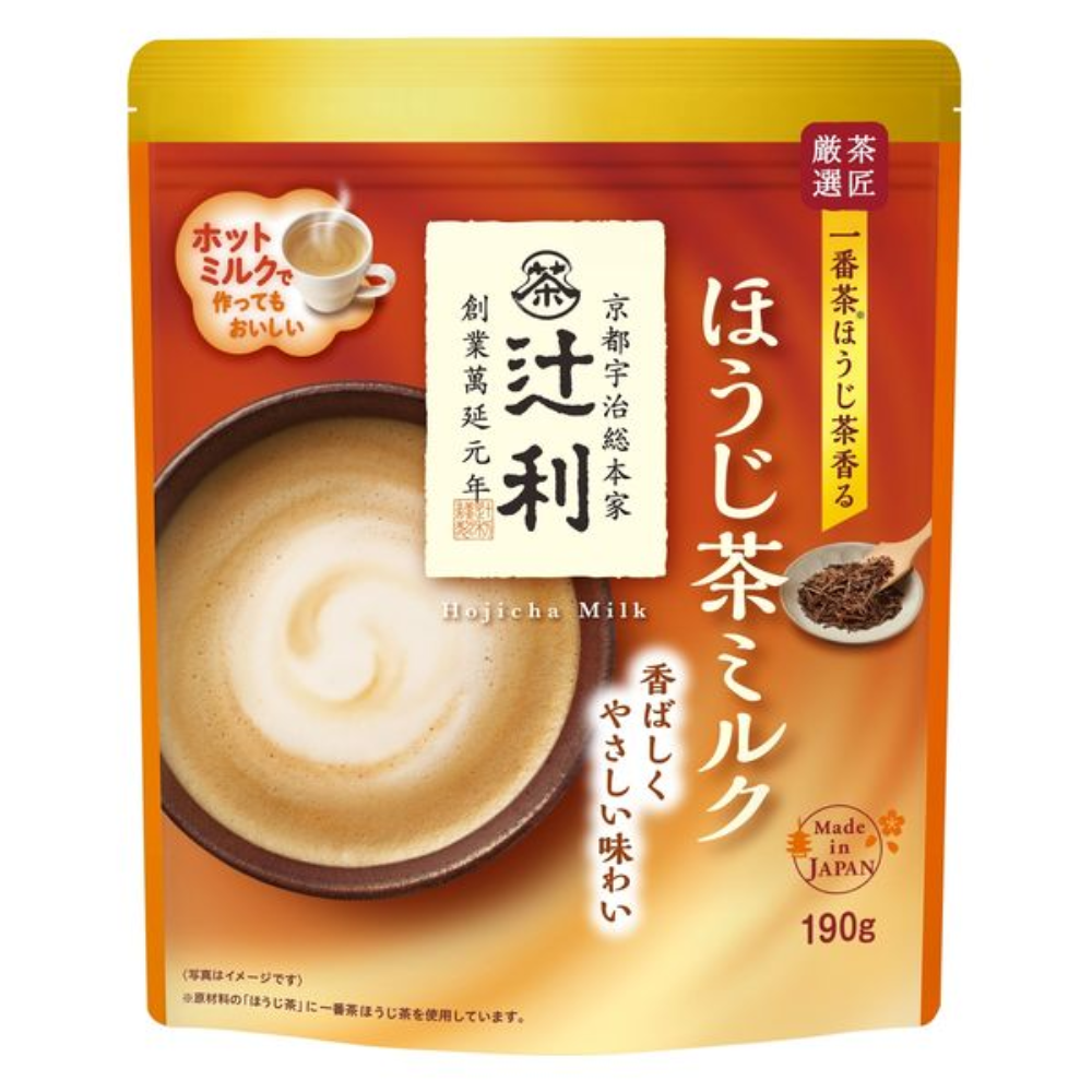 Kataoka Bussan Tsujiri Matcha milk / Matcha milk dark tea style / Hojicha Milk