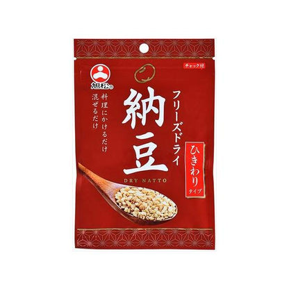 Asahimatsu Shokuhin Freeze dried natto with zipper (Ground 25g / Grain 30g)