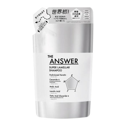 Kao THE ANSWER Super Lamellar Shampoo (400ml / Refill 320ml)