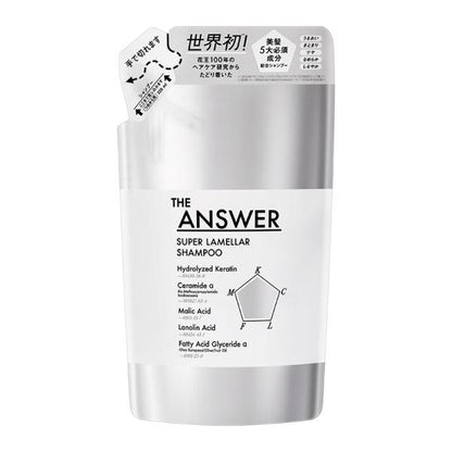 Kao THE ANSWER Super Lamellar Shampoo (400ml / Refill 320ml)