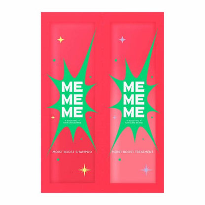 KAO MEMEME Moist Boost Body Pump Pair + Crush Gel Treatment 400ml + 400ml + 2.5ml x 2 packets