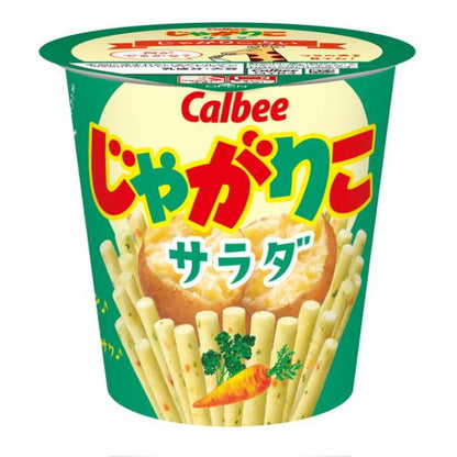 CALBEE JAGARICO Potato Sticks (Salad Flavor 57g / Jaga Butter Flavor 55g / Spicy Mentaiko Cheese Flavor 38g)