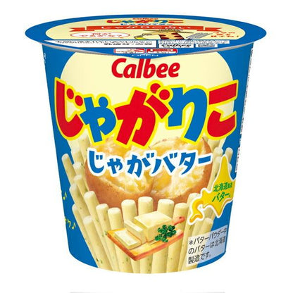 CALBEE JAGARICO Potato Sticks (Salad Flavor 57g / Jaga Butter Flavor 55g / Spicy Mentaiko Cheese Flavor 38g)