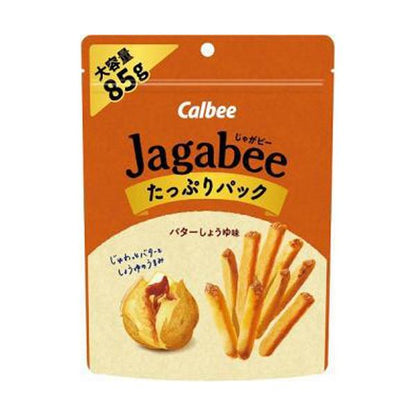 Calbee Jagabee Tumbler Pack (Light Salt / Butter Soy Sauce) Large 85g