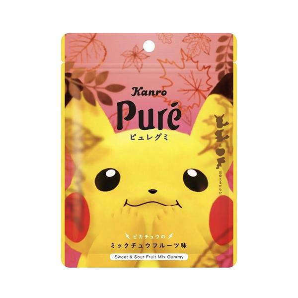 KANRO Puree Gummi Pokémon Pikachu Mixchu Fruit Flavor 52g