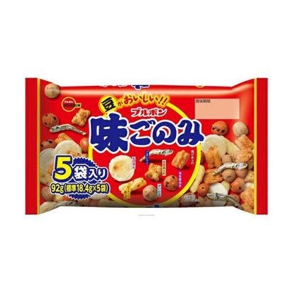 Bourbon Ajigonomi Snack Family 5 Pack