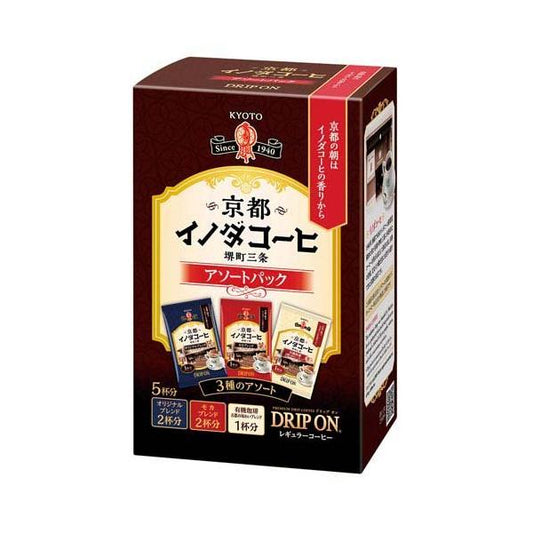 Key Coffee Drip On Kyoto Inoda Coffee Assorted Pack 1 Box (5 Cups)