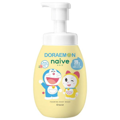 Kracie Naive Body Soap Foam (Summer Doraemon / Doraemon) - Pump 600mL / Refill 480mL