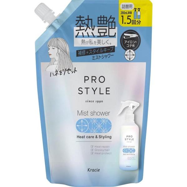 Prostyle Heat Care & Styling (Mist Shower / Milk / Lotion) 120ml / Refill 420ml