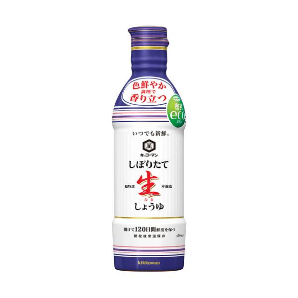 KIKKOMAN Shiboritate Nama Soy Sauce 450ml