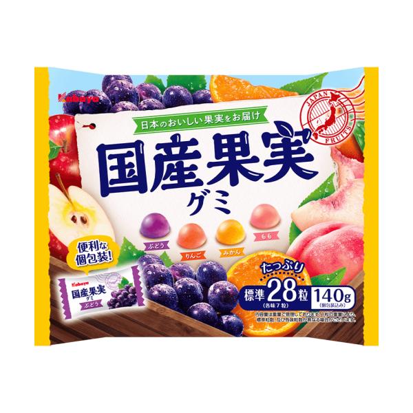 Kabaya Japanese Fruit Gummies 140g