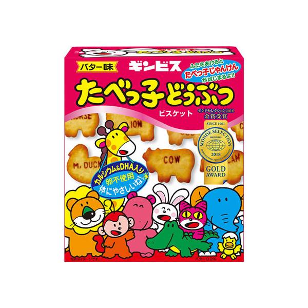 Gimbis Tabekko Animal Biscuits Butter Flavor (6 pack 138g / 63g)