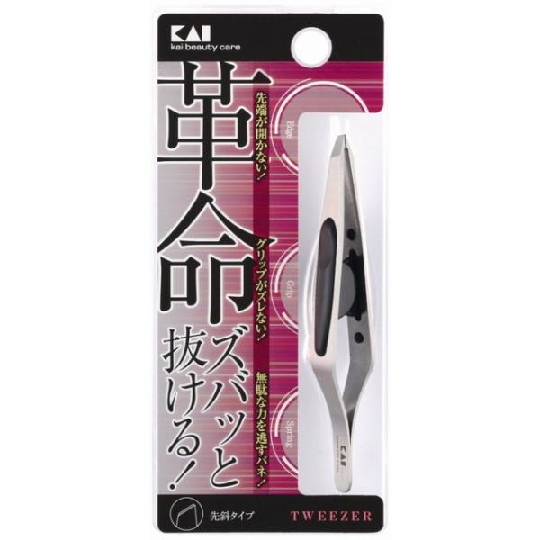 KAI Slant Tipped Hair Tweezers KQ1405