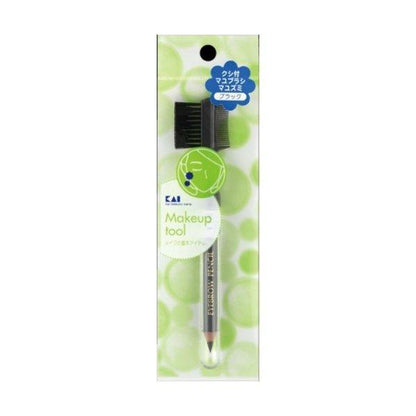 KAI Eyebrow Pencil with Brush & Comb - Brown / Black