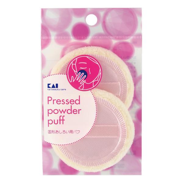 KAI Pressed Face Powder Puff HL0352 (2pcs)