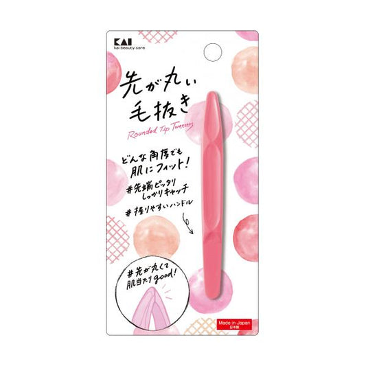 KAI Round Tip Tweezer Pink KQ3210