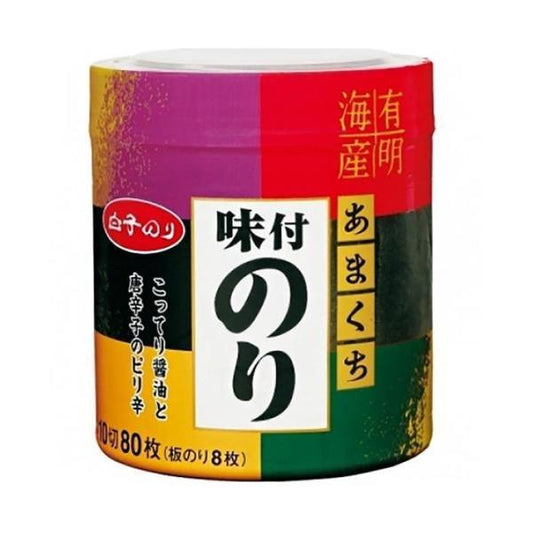 Shirako Nori Sweet Seasoned Tabletop Seaweed  10 slices 80 sheets