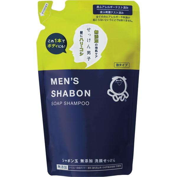 SHABONDAMA SOAP Shampoo, Men's Shabondama Soap Shampoo - (Body 520ml / Refill 420ml)