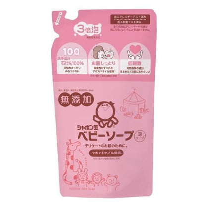 SHABONDAMA Baby Soap, Foam Type (450 ml / 400 ml refill)