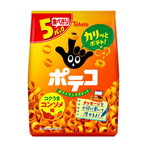 Tohato 5P Poteco Consomme Flavor 95g (19g x 5 Bags)