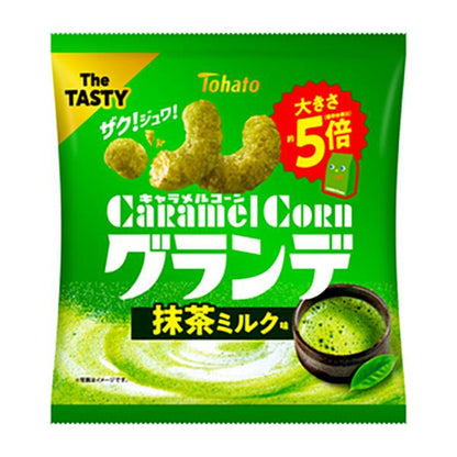 TOHATO Caramel Corn Grande Green Tea Milk Flavor 55g