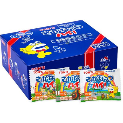 TOYO NUT FOOD Sakanatto High Mixed Nuts & Fish - 1 box (Original 10g x 30P / School Ranch 7g x 30P)