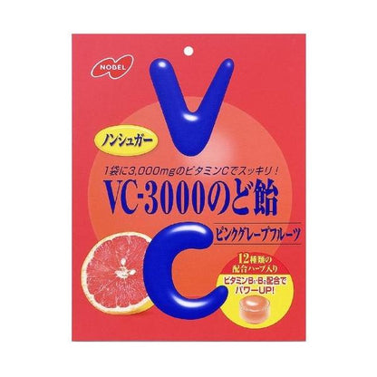 Nobel VC3000 Throat Lozenges Pink Grapefruit 90g