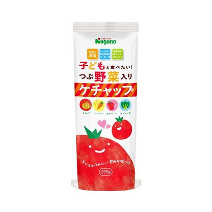 Nagano Tomato Eat with Kids Ketchup with Crushed Vegetables 295g