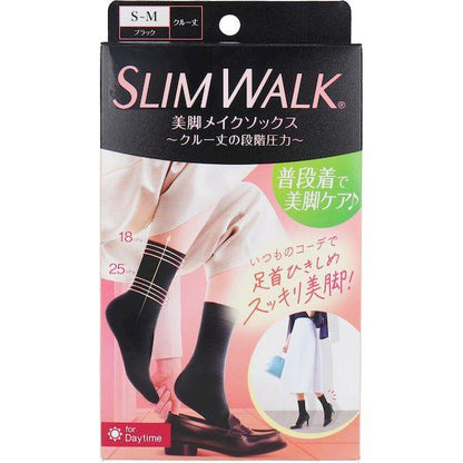 Pip SLIMWALK Bikyaku Makeup Socks Crew Length (Size ML / SM)