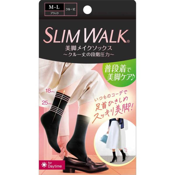 Pip SLIMWALK Bikyaku Makeup Socks Crew Length (Size ML / SM)