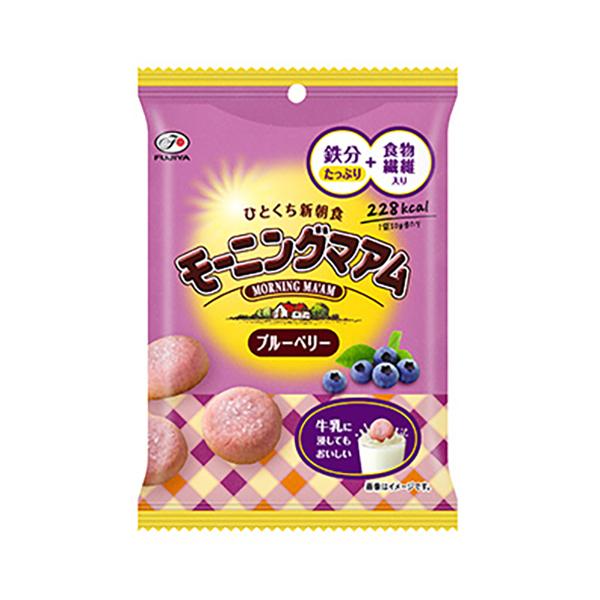 FUJIYA Morning Ma'am Blueberry Flavor Cookie 50g