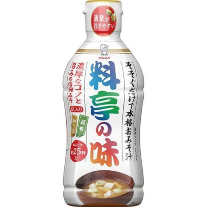 Marukome Liquid Miso (Shellfish soup stock / Aka-dashi / Ryotei no Aji / Reduced Salt / Koji Bijin) 430g