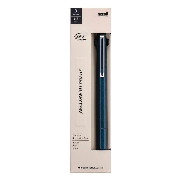 MITSUBISHI PENCIL Jetstream Prime 3-color ballpoint pen (0.5mm / 0.7mm) 1 piece