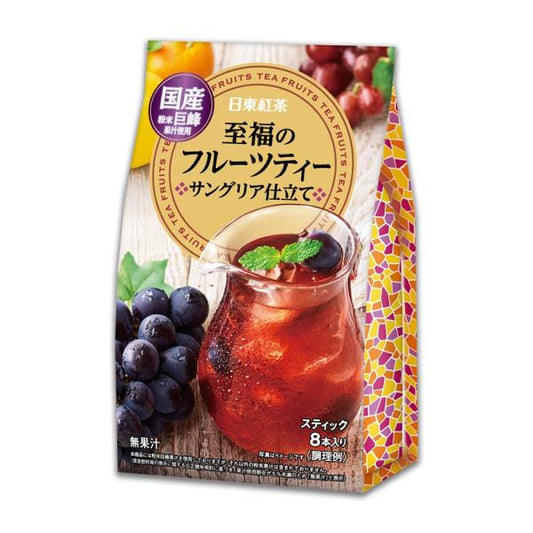 NITTOH TEA Blissful Fruit Tea Sangria Instant Black Tea Sticks 1 bag (8 sticks)