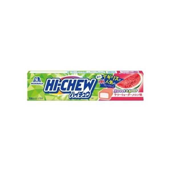 Morinaga 12 Pieces Hi Chew Sour Watermelon Flavor 1 Stick (12 Pieces)