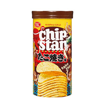 YAMAZAKI BISCUIT Chip Star (Takoyaki Flavor / Premium Garlic Shrimp Flavor) 45g