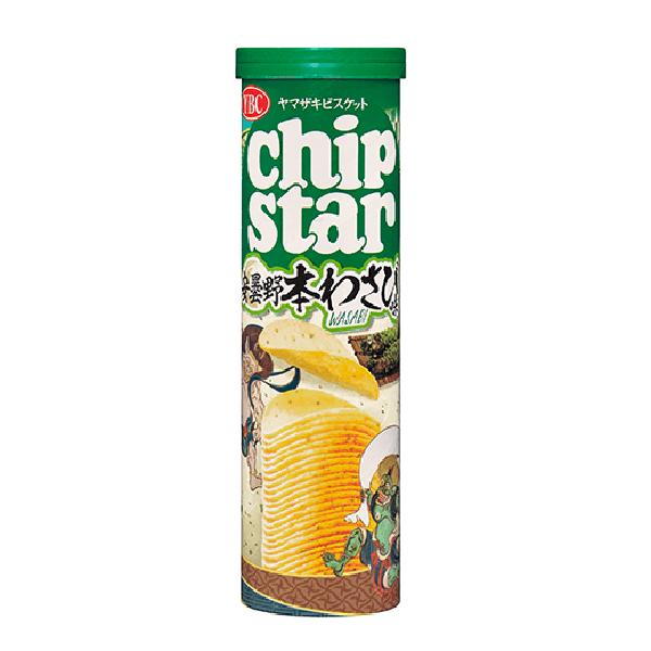 YAMAZAKI BISCUITS Chipstar Azumino Wasabi Flavor, L Size 105g