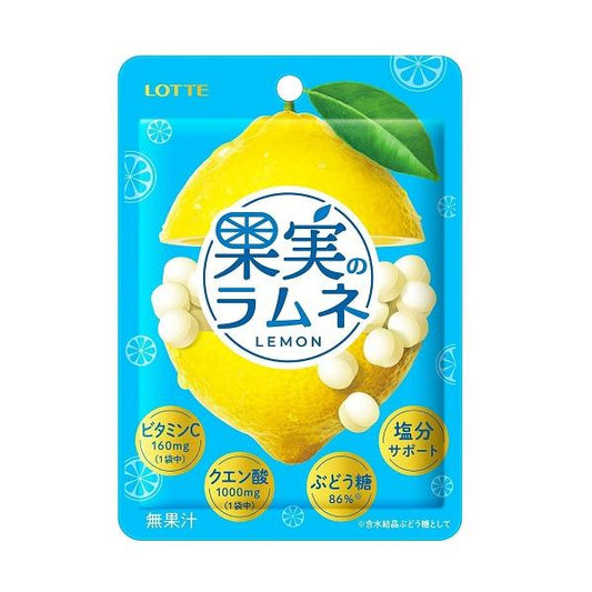 LOTTE Fruit Ramune Lemon 1 Pack (40g)