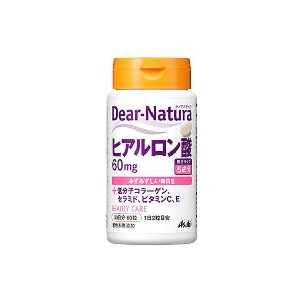 Asahi Dear Natura Hyaluronic Acid 60mg 60 Capsules for 30 days