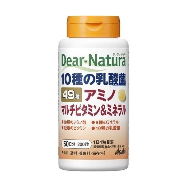 Asahi Dear Natura 49 Amino Multi Vitamins & Minerals 50 Days 200 Capsules