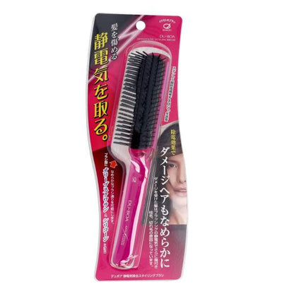 Ikemoto Brush Kogyo Dubois Anti-Static Styling Brush Pink 1 pc
