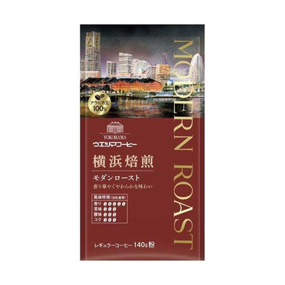 UCC UESHIMA COFFEE YOKOHAMA ROAST (Vintage Roast / Modern Roast) Ground Coffee, 1 bag (140g)