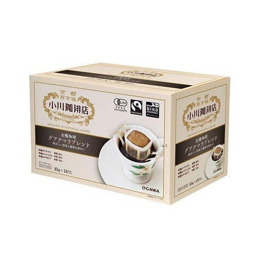 Ogawa Coffee Organic Coffee Guatemala Blend Drip Coffee 1 Box (18 cups)