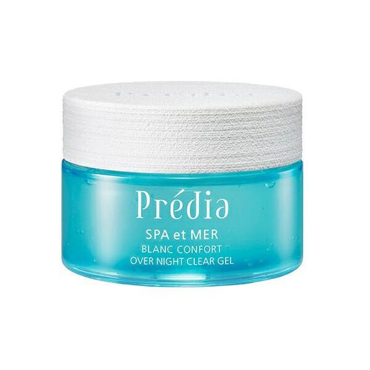 KOSE PRÉDIA Spa et mère Blanc Comfort Overnight Clear Gel Face Cream 100g