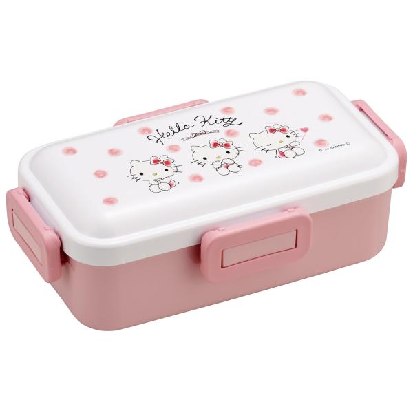 SKATER Sanrio Antibacterial Lightweight Bento Box, Watercolor Cosmetic, 1 piece, 165g