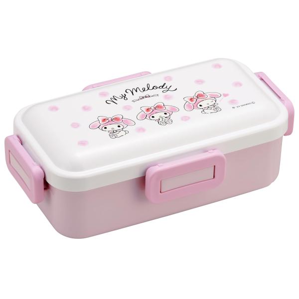 SKATER Sanrio Antibacterial Lightweight Bento Box, Watercolor Cosmetic, 1 piece, 165g