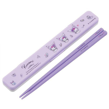 SKATER Sanrio Antibacterial Dishwasher-safe Noiseless Chopstick Box Set, Watercolor Cosmetics, 1 piece, 40g