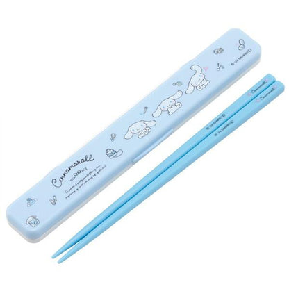 SKATER Sanrio Antibacterial Dishwasher-safe Noiseless Chopstick Box Set, Watercolor Cosmetics, 1 piece, 40g